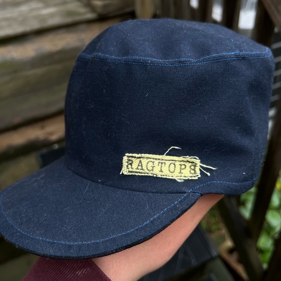 Ragtops Handmade Navy Cadet Cap Size L/XL - Picture 3 of 3